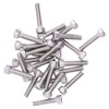 100Pcs Hex Socket Head Cap Screws Galvanized Steel Screw Kit