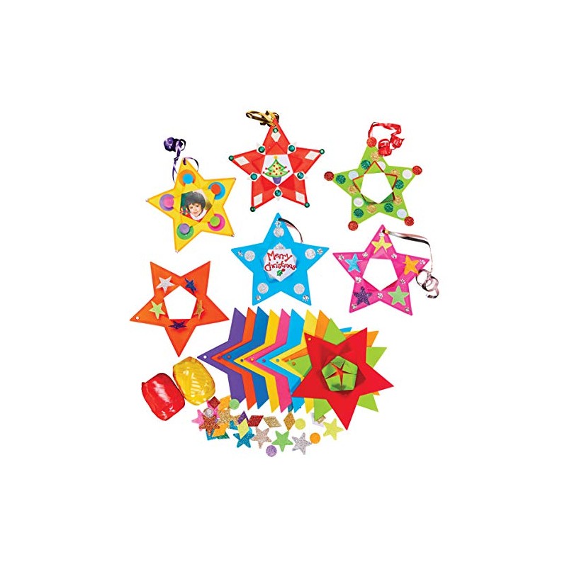 Springboard Star Hangers Christmas Tree Decorations Craft Activity Pack (Pack