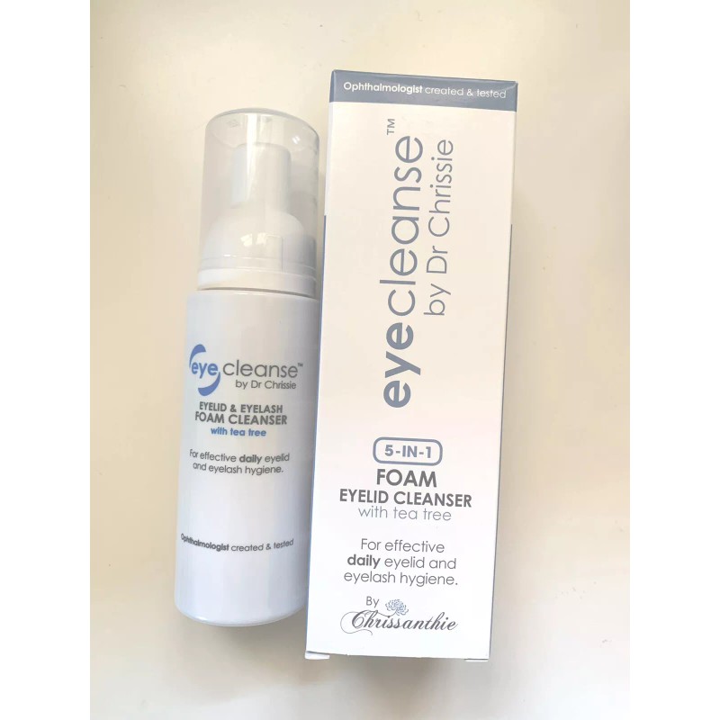 Chrissanthie Eyelid Lash Extension Cleanser Foam NEW in Box!