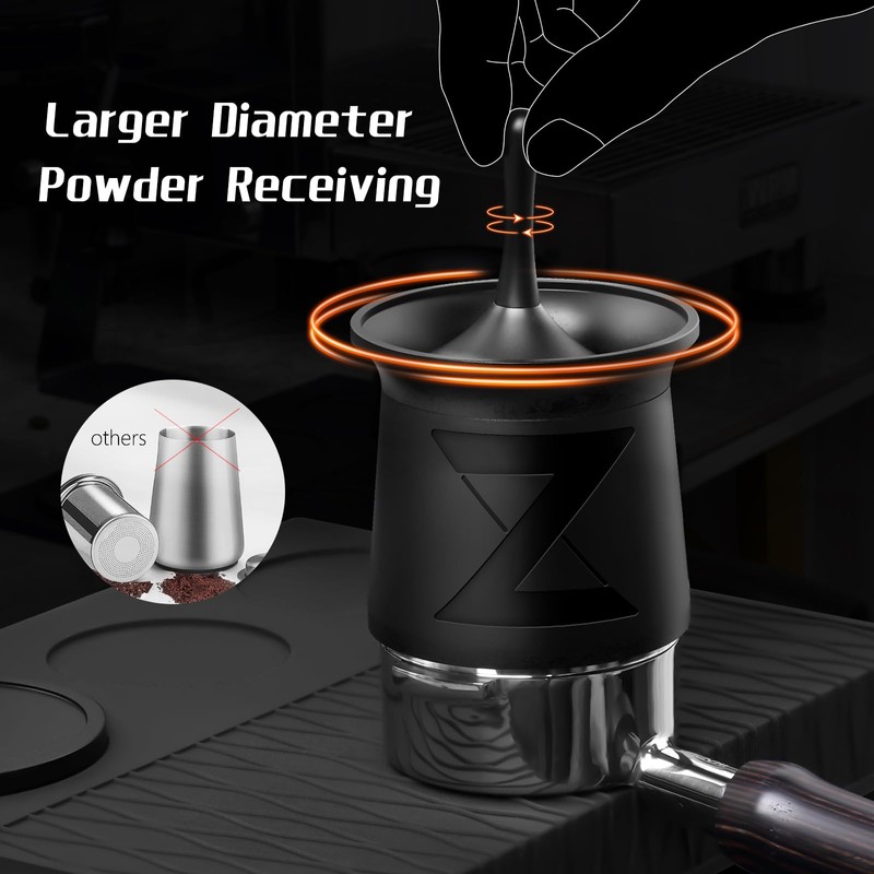 IKAPE 54mm Espresso Powder Receiver Cup, Coffee Powder Receiver Container,
