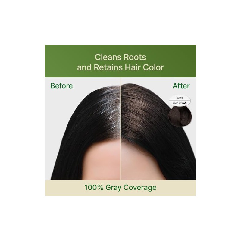 Kiss Quick Cover Champú natural de cambio de color a
