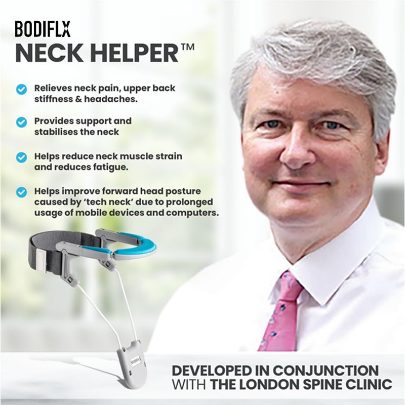BODIFLX Neck Helper, New Generation Auto Size Adjustment, Revolutionary Neck