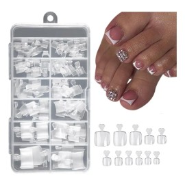 Tips Soft Gel Para Pies 120 Pzas Nail Art