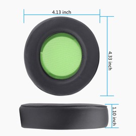 Replacement Ear Pad Earpads Cushion Cover Compatible with Razer Kraken Pro V2 Gaming Headphone (Black)