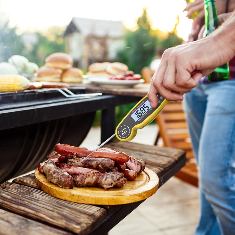 Retoo Meat Thermometer Grill Thermometer Roasting Thermometer Kitchen Thermometer Digital