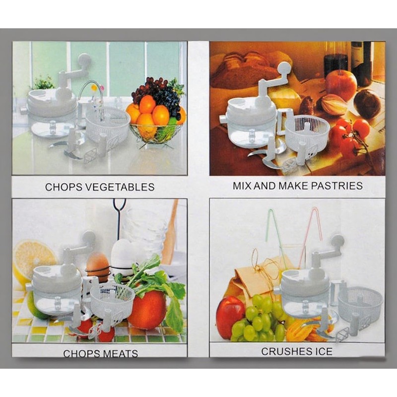 Manual Food Chopper - Vegetable Manual Quick Chopper, Easy-Clean Food