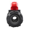 DERNORD 2 Pack PVC True Union Ball Valve NPT Threaded