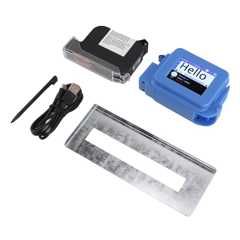 Pocket Inkjet Printer, Mini Handheld Inkjet Coder 2.4in Touchscreen 600DPI