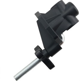 CHENJIN Metal Desk Lamp Mount Stand Swing Arm Drafting Light Clamp Holder Bracket Clip, Black