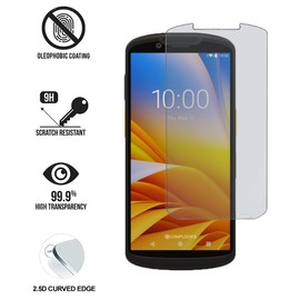 Complogics Tempered GLASS Screen Protector for TC53, TC58 With Cleaning Kit; Replaces Zebra SG-NGTC5-SCRNP-03