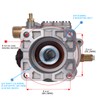 Mikatesi 3/4" Shaft Horizontal Pressure Washer Pump - 2600-3000 PSI