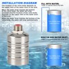 Water Float Valve, Portable 304 Stainless Steel Fully Automatic Water
