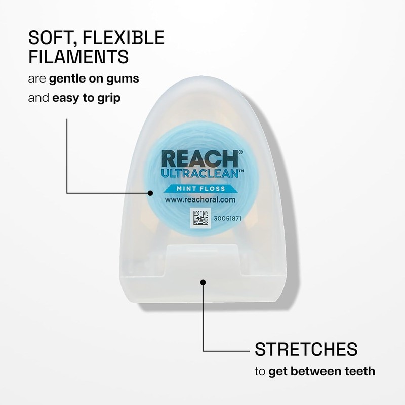 REACH Ultraclean Floss, 30 Yards each (Value Pack of 5)