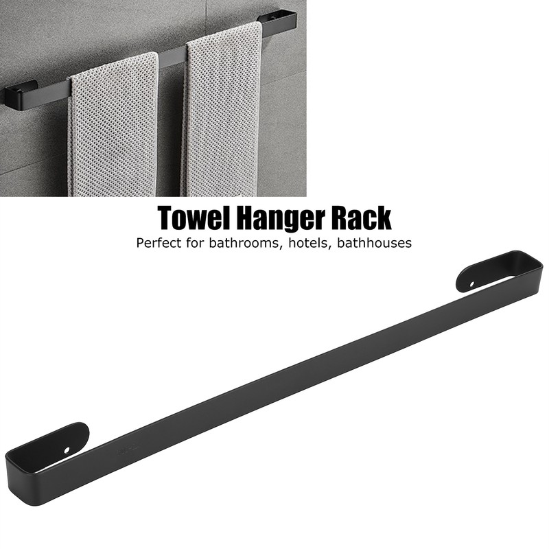 Towel Bar Stainless Steel Single Rod Towel Slippers Rack Holder