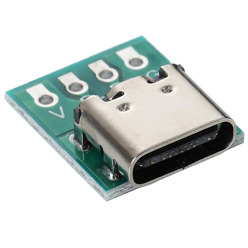 Greluma 6PCS 16 Pin Type-C Male to 2.54mm PCB Adapter