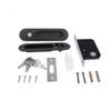 HOCONNIE Pocket Door Handle with Key Sliding Door Lock Keyed
