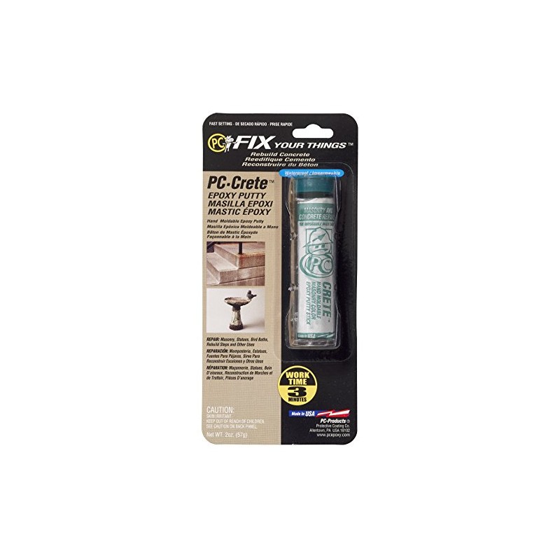 PC Products PC-Crete Epoxy Putty, 2oz Tube