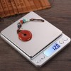 Small Digital Scale,3kg/0.1g,6.6lb,Kitchen Scale,Food Scale,with Blue Backlit LCD Display, 6