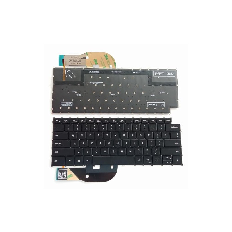 Laptop Replacement US Layout with Backlit Keyboard for Dell XPS