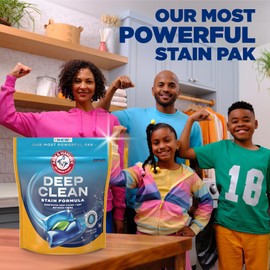 Arm & Hammer ARM & HAMMER Deep Clean Stain Formula, Laundry Detergent Power Paks, 44 ct.