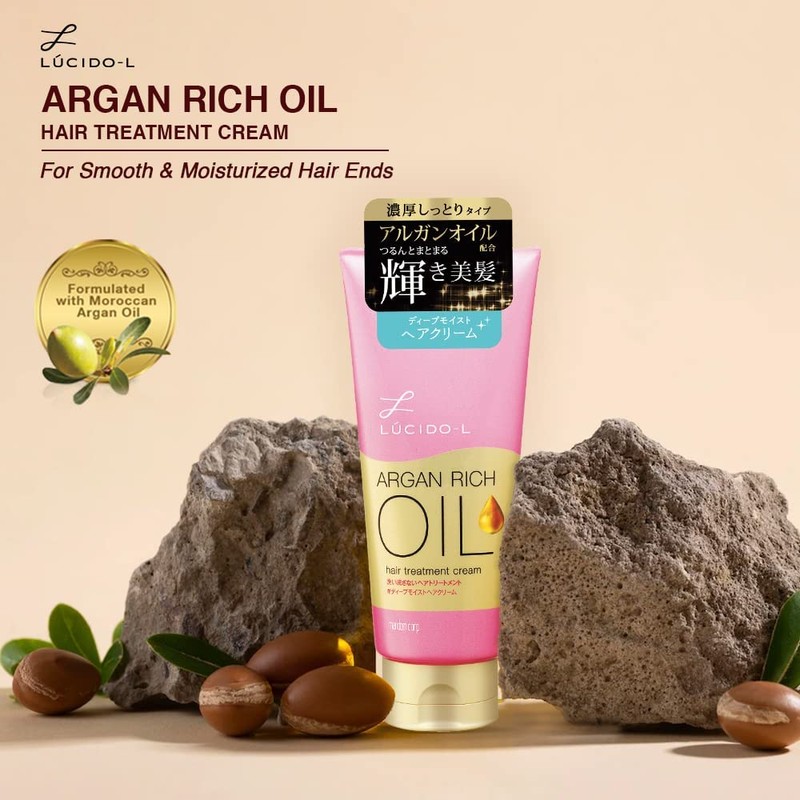 Mandom Lucido EL Oil Treatment # Deep Moist Hair Cream