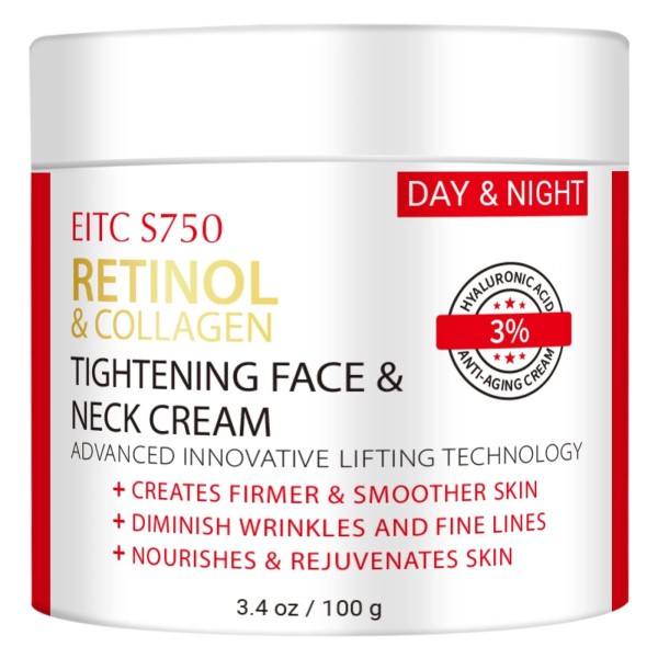 Unbranded Retinol Cream for Face, Anti-Aging Neck Cream for Tightening