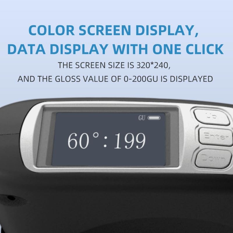 EberSpec Single-Angle 60° High-Precision Gloss Meter,with a Display Accuracy of