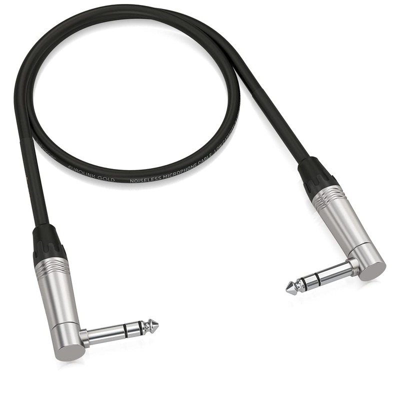 Behringer GIC-60 4SR Cable para instrumento, Negro/Plateado