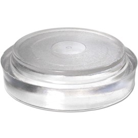 8 x Large Clear Castor Cup Furniture Feet 60 mm