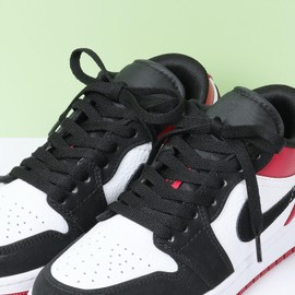 Stepace [2 Pairs Flat Shoe Laces for Sneakers 5/16" Width 30"-72" Length 26 Color Shoelaces Black 45"(114 cm)