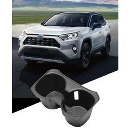 Car Cup Holder Inserts for Toyota RAV4/RAV-4 Accessories 2019 2020 2021 2022 RAV4 Durable Center Console Cup Holder Insert Replacement Drink Holder（NOT for 2023-2025）