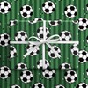 RUSPEPA Soccer Wrapping Paper Roll for Boys, Mini Roll, Classic