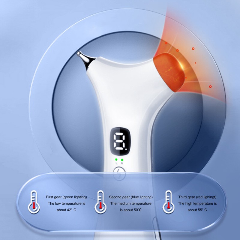 Electric Acupoint Massage Pen Heating Microfrequency Vibration Pluse Eye Relaxtion