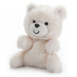 The Petting Zoo Polar Bear Stuffed Animal Plushie, Gifts for Kids, Nuggetz Wildlife Animals, Bear Panda Plush Toy, 6 inches