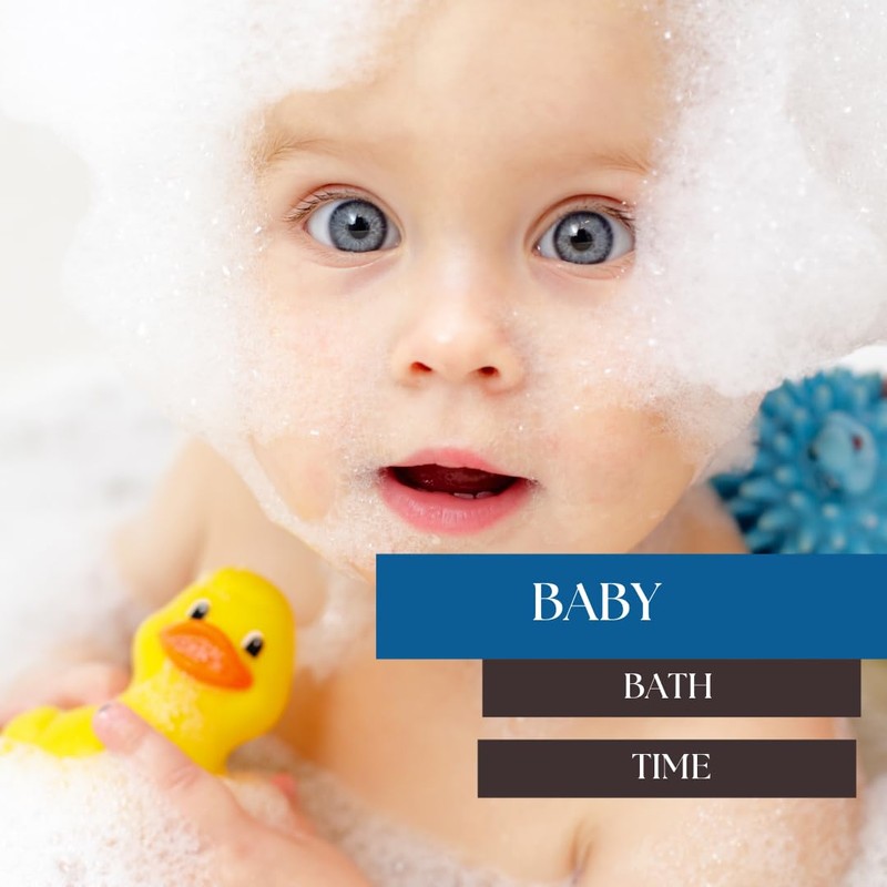 Baby Bath Sponges - 4 Pack - Soft and Gentle
