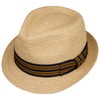 Stetson Yescott Trilby Straw Hat - Natural Colour Hat -