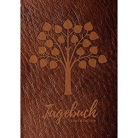 Tagebuch für Männer und Frauen - A5 liniert - 100 Seiten 90g/m² - Soft Cover Lebensbaum braun - FSC Papier: Diary - A5 - Paperback