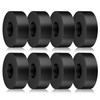 Pack of 8 rubber washers, 4 cm outer diameter 1.2