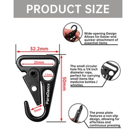 ParaDance Heavy Duty Paracord Lanyard for Keys/Id Badges with Cool USA Flag, Paracord Key Lanyard for Men/Women, Braided Tactical Keychain Lanyard for Phone/Whistle/Camera/Wallet, and More