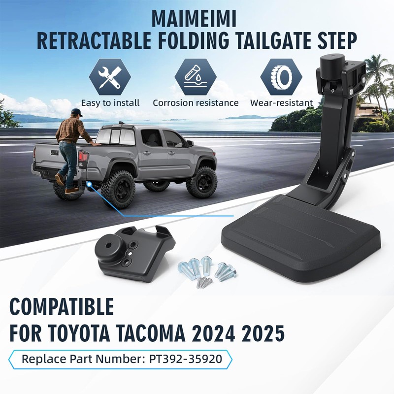 Rear Bed Step Tailgate Bedstep Replacement for PT392-35920 Compatible for
