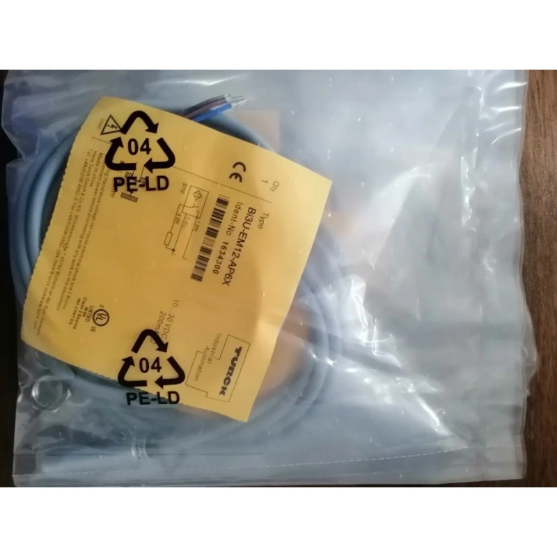 Bi3u-em12-ap6x Sensor Inductivo Marca Turck Pnp Na M12