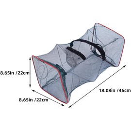 Trampa de Pesca Plegable para Cangrejos – 2 piezas reutilizables Kichvoe Y8JJ601F83440EOCZN049XJEU