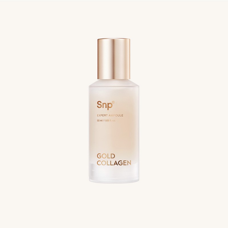 SNP Gold Collagen Expert Basic 3-piece Set (toner, ampoule, cream)