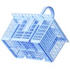 SPARES2GO Cutlery Basket Cage for Indesit Dishwasher (Light Blue)