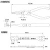 Ebi J150RSTG Stainless Steel Radio Pliers with Grip Adapter