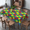 Hafangry Autism Awareness Tablecloth April Puzzle Piece Decoration Rustic Kitchen