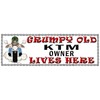 SHAWPRINT Grumpy Old KTM Owner Lives Here metal sign/plaque funny