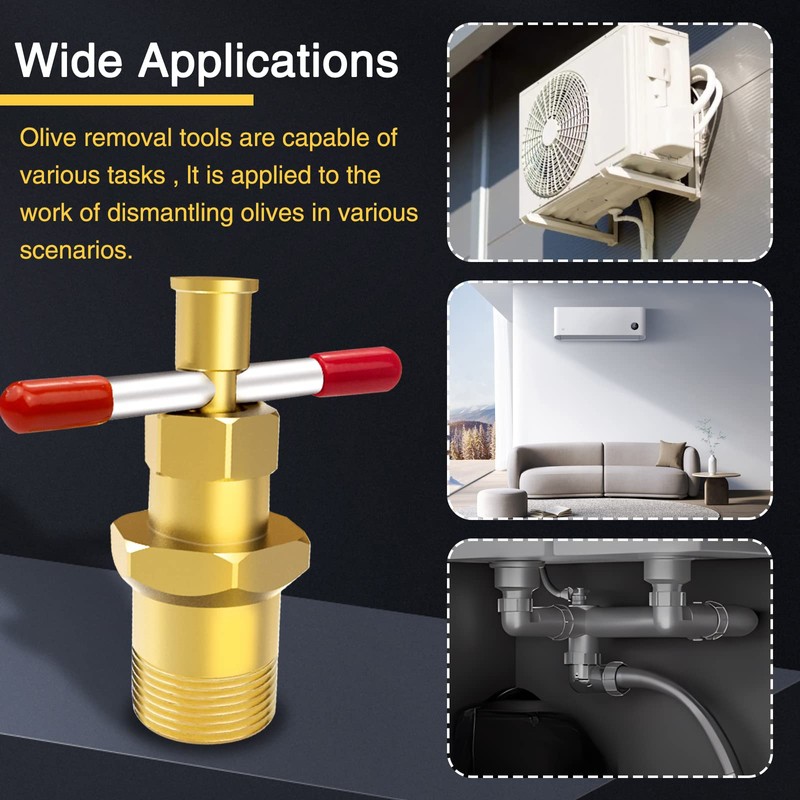 Kujunpao Olive Ring Removal Tool Compression Valve Removal Tool for