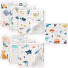 Maliton Muslin Cloths for Baby，6 Pack Large 20''x10'' Burp Cloths,