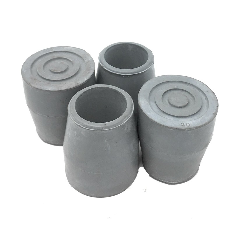 PCP Replacement Walker or Commode Tips, 1 inch / 2.5
